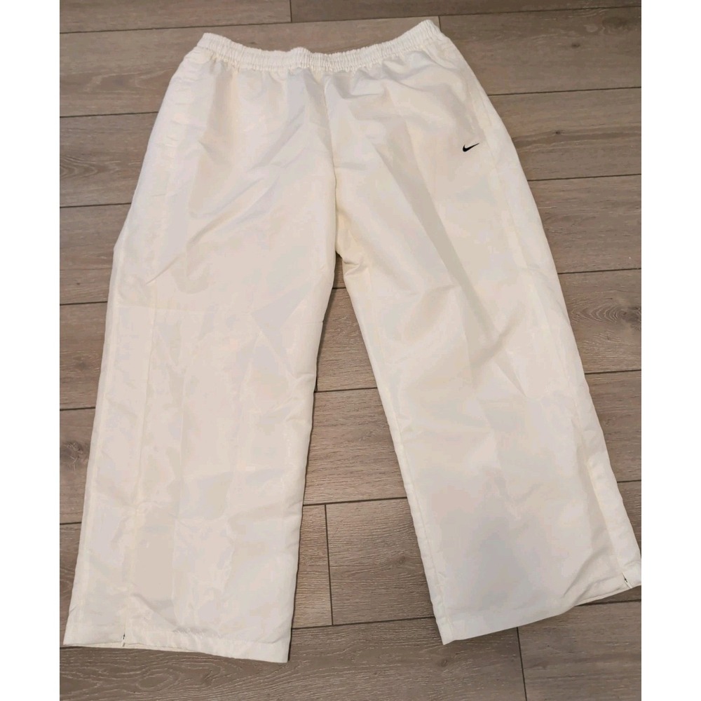 Nike Windrunner Pants White HV2475-133 Mid Rise Oversized Fit Womens Sz XL NWT